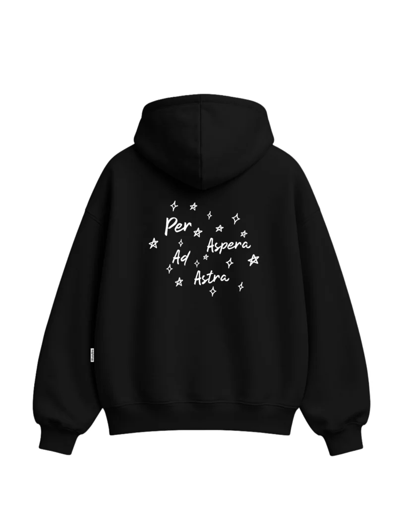 Bluza ultra boxy rozsuwana 3 LO Poznań – tył