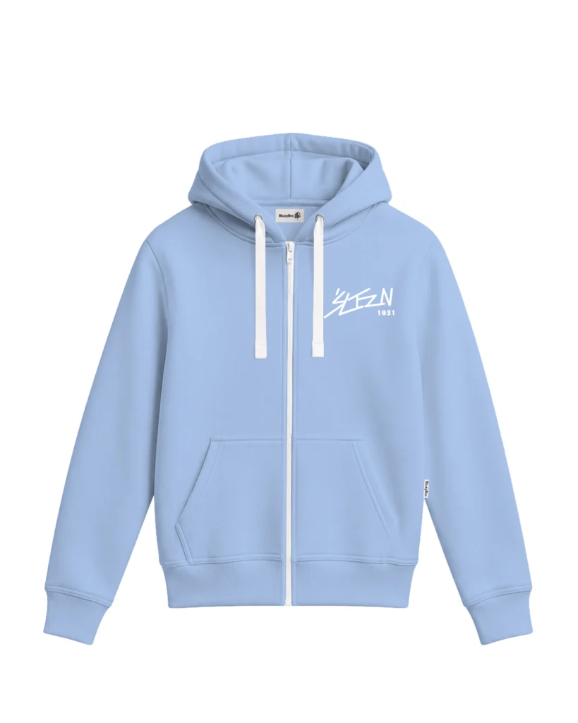 Bluza rozsuwana - Małe znakowanie napis