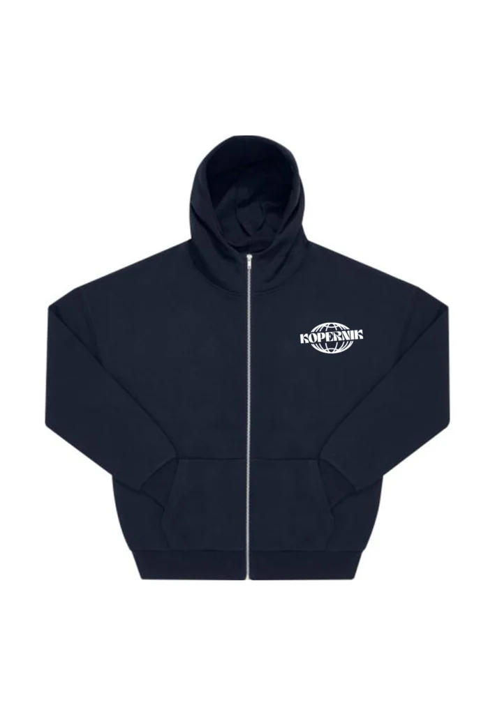 Bluza Boxy Rozsuwana Premium - Mały Haft 33LO – tył