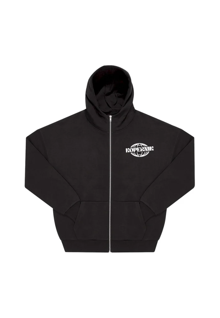 Bluza Boxy Rozsuwana Premium - Mały Haft 33LO