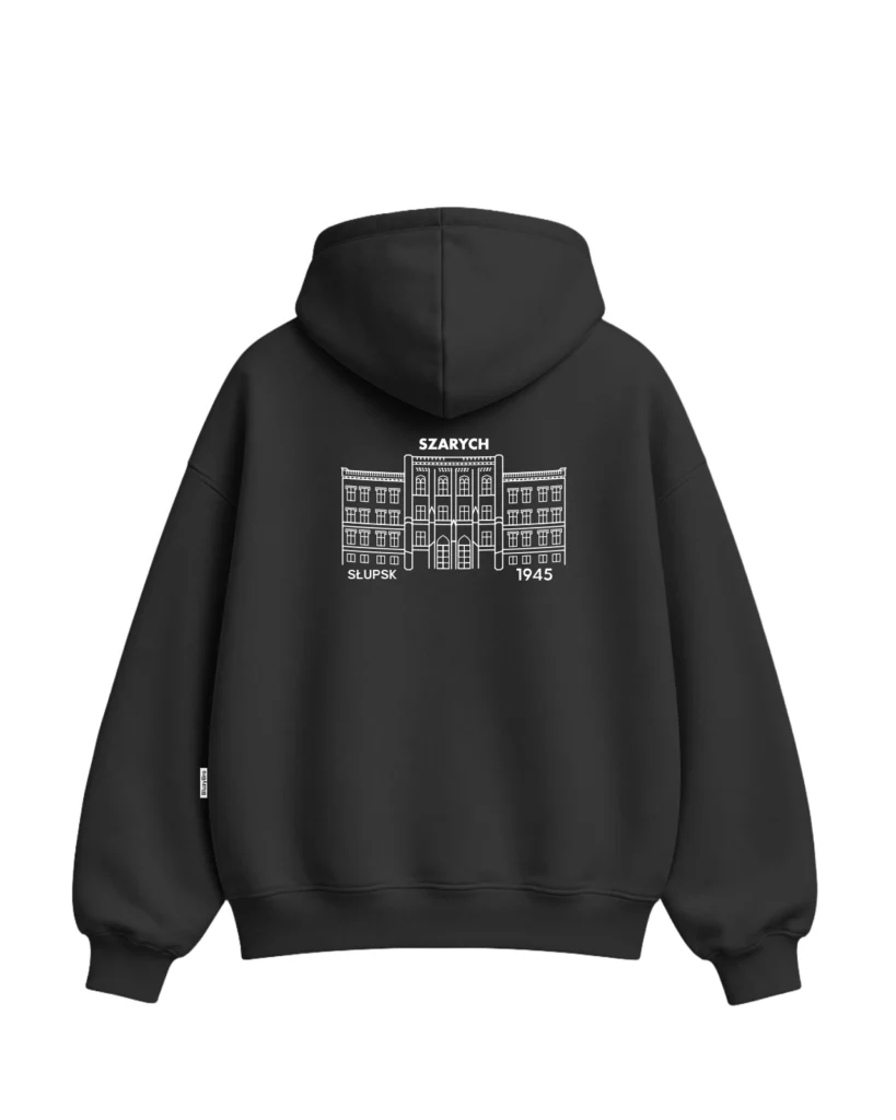 Bluza ultra boxy rozsuwana – tył