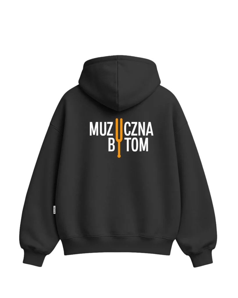 Bluza ultra boxy rozsuwana – tył