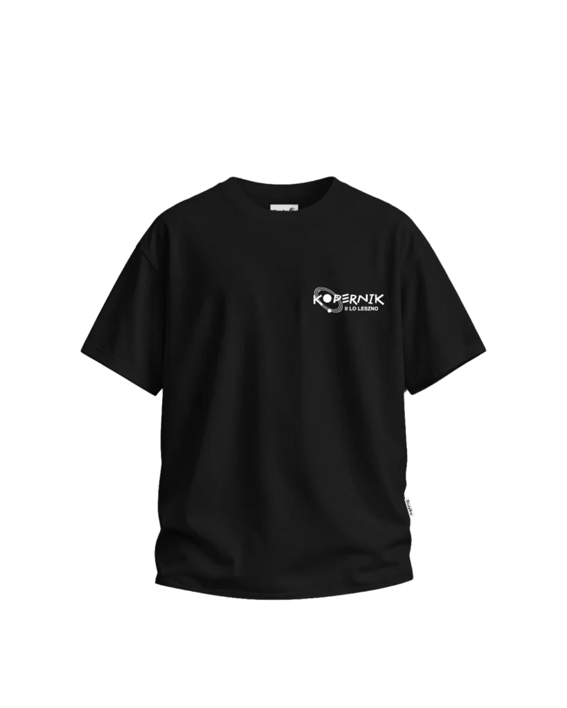 Koszulka oversize - Małe znakowanie