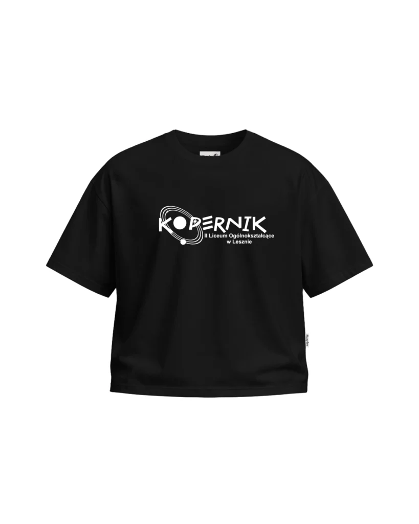 Koszulka boxy - Duże znakowanie – tył