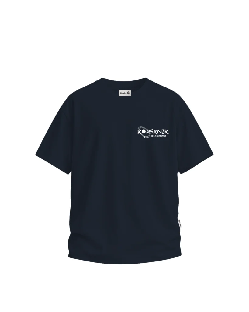 Koszulka oversize - Małe znakowanie – tył
