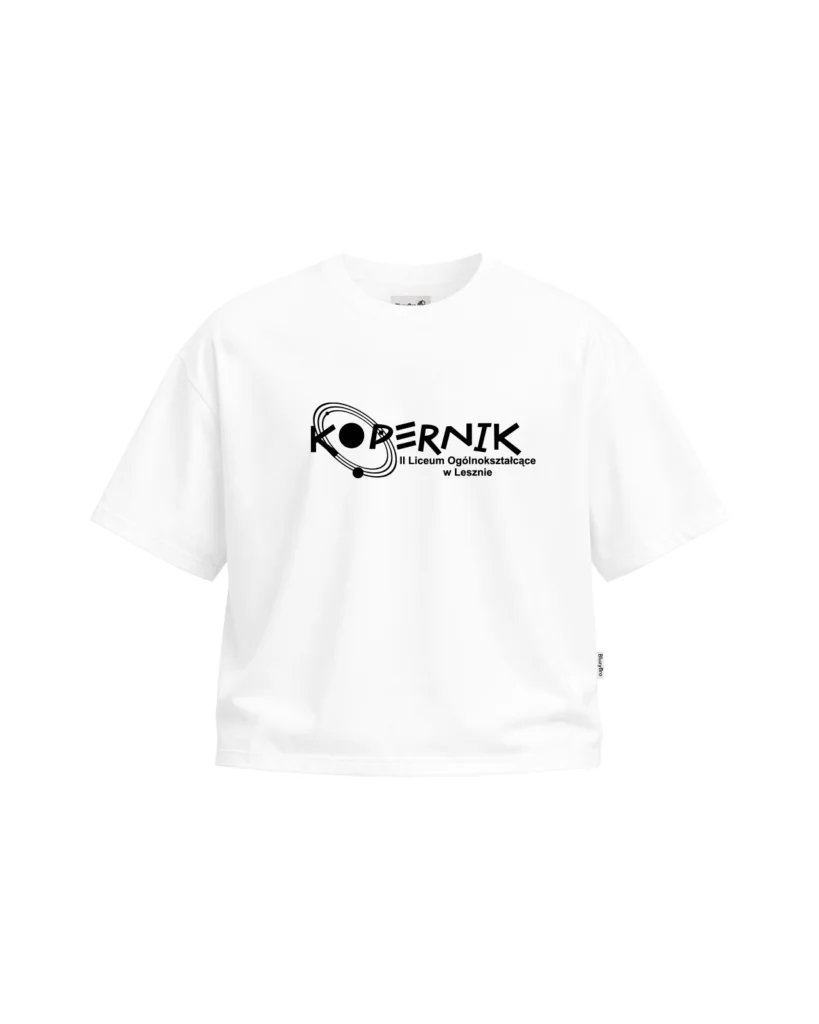 Koszulka boxy - Duże znakowanie