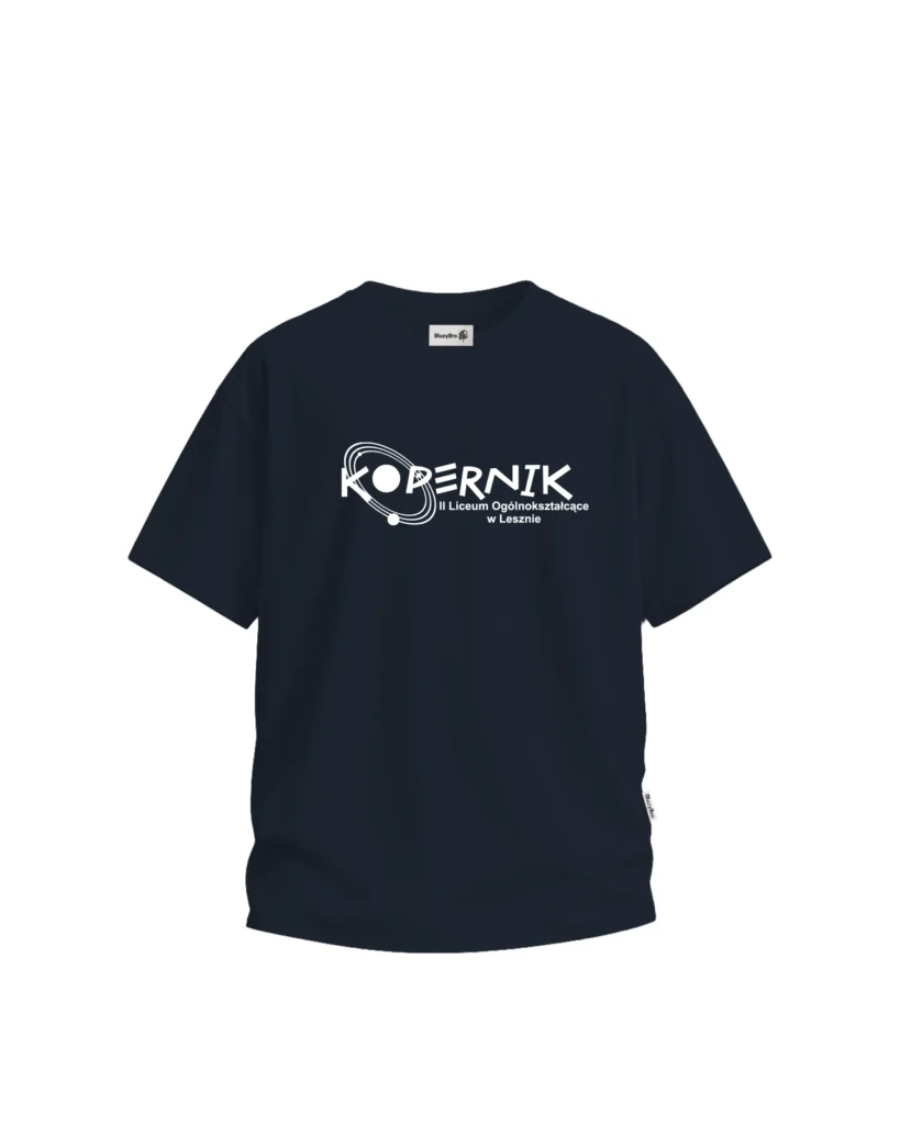 Koszulka oversize - Duże znakowanie – tył