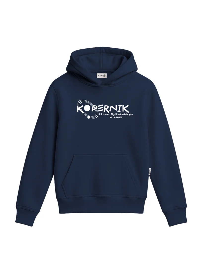 Bluza z kapturem krój dziecięcy - Duże znakowanie