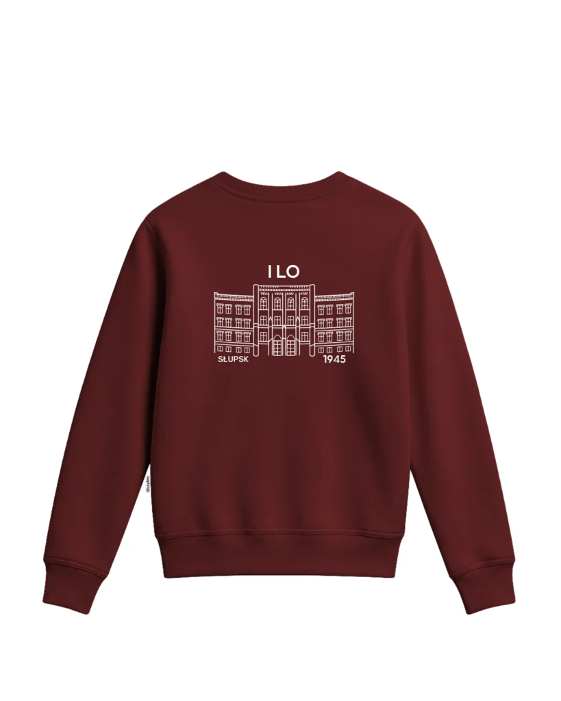 Bluza bez kaptura – tył