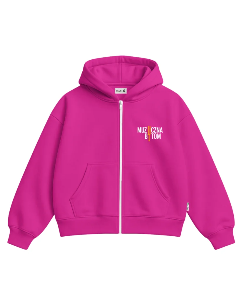 Bluza ultra boxy rozsuwana