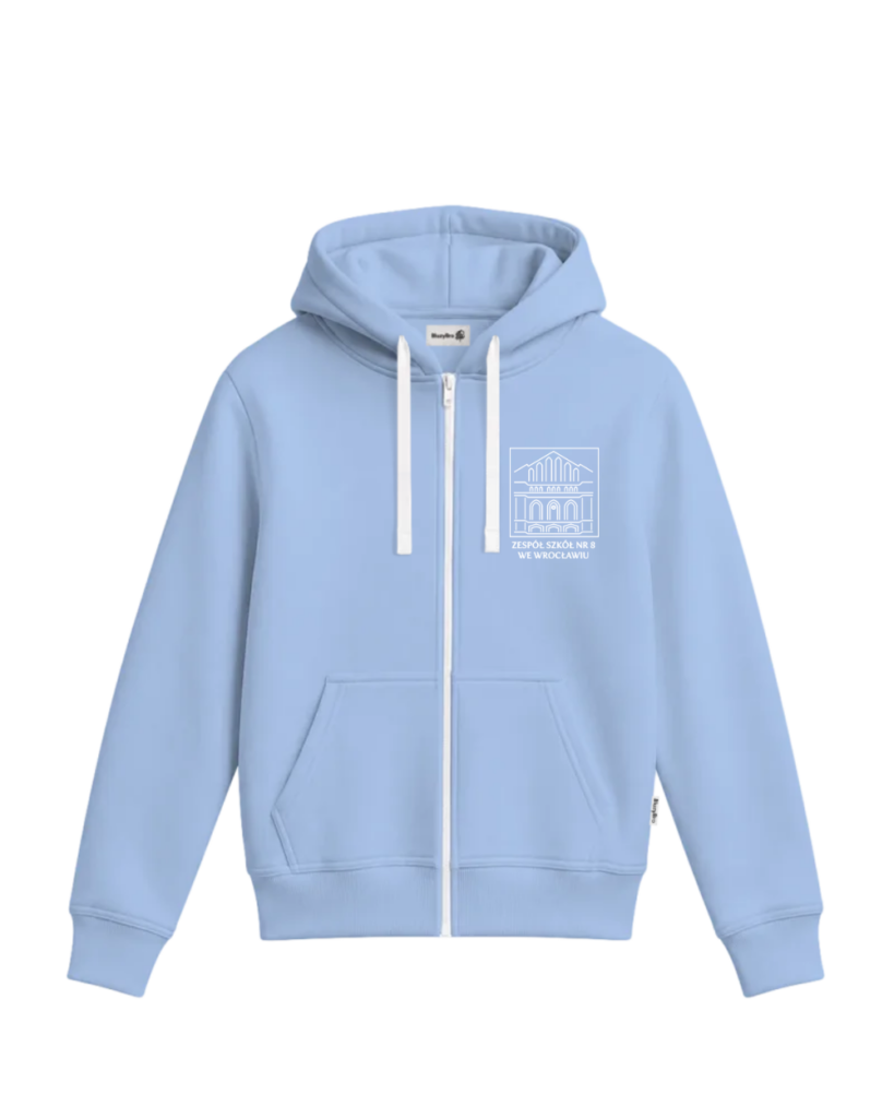 Bluza rozsuwana - Kwadrat ZS8 – tył