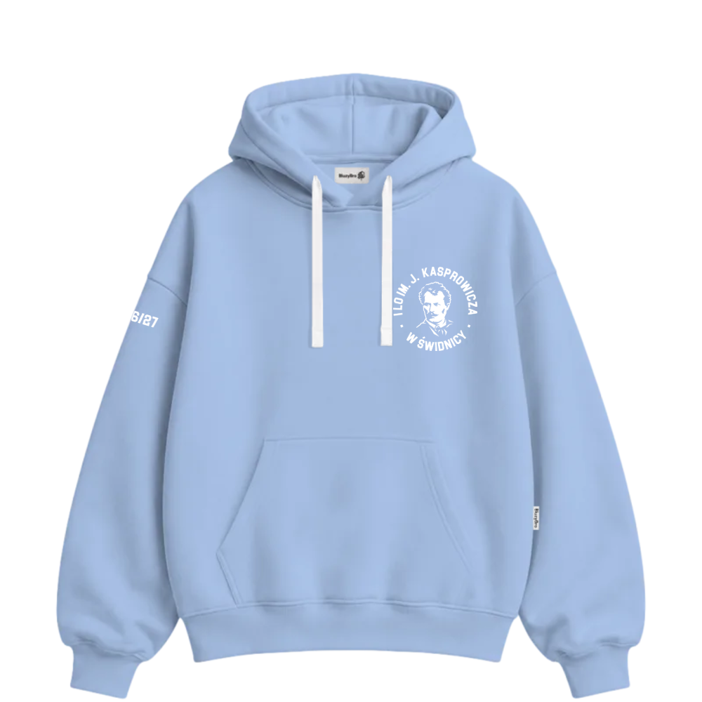 Bluza baggy - Mały Haft 1 LO Świdnica – tył