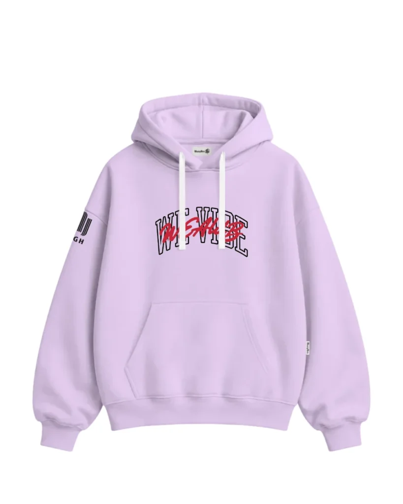 Bluza baggy - Haft Przód + Rękawek + Nadruk Tył AGH – tył