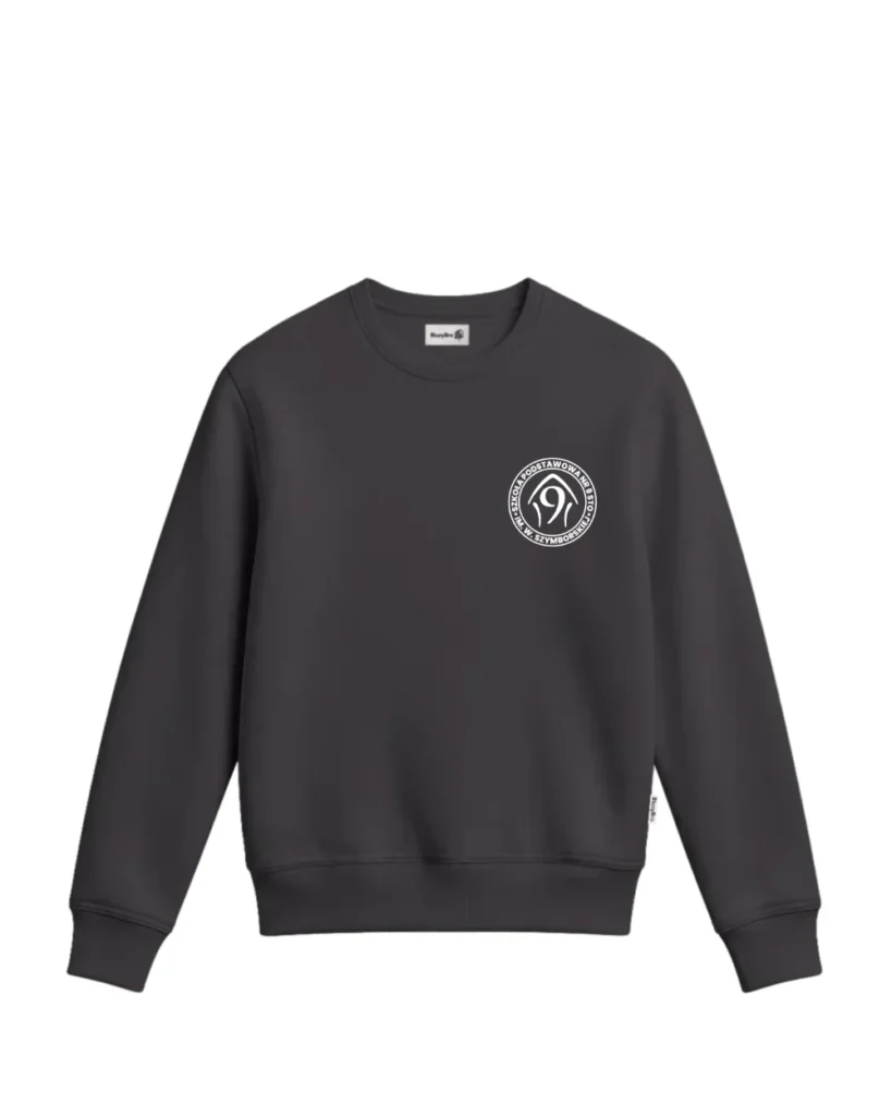 Bluza bez kaptura - Mały Haft 9SP – tył