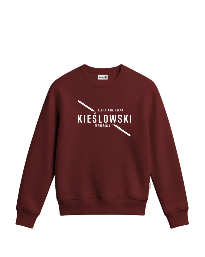 Bluza bez kaptura - Haft Technikum Polna – tył