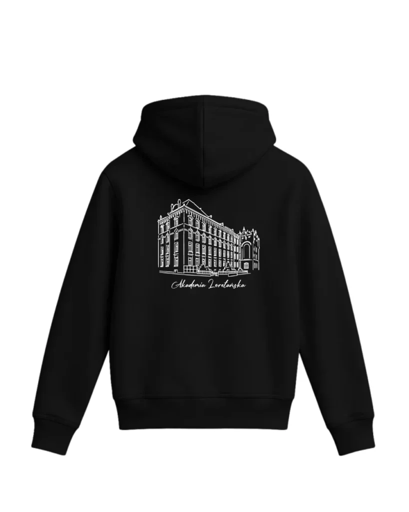Bluza rozsuwana - Haft + Nadruk ALK – tył