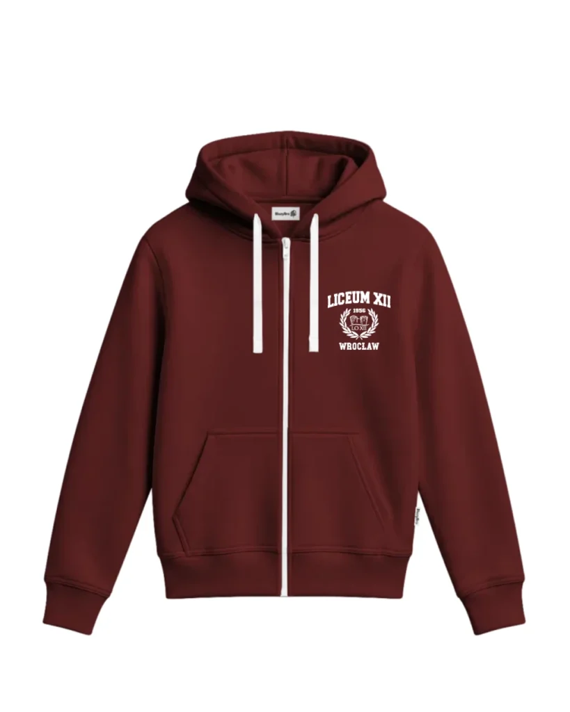 Bluza rozsuwana - Małe znakowanie
