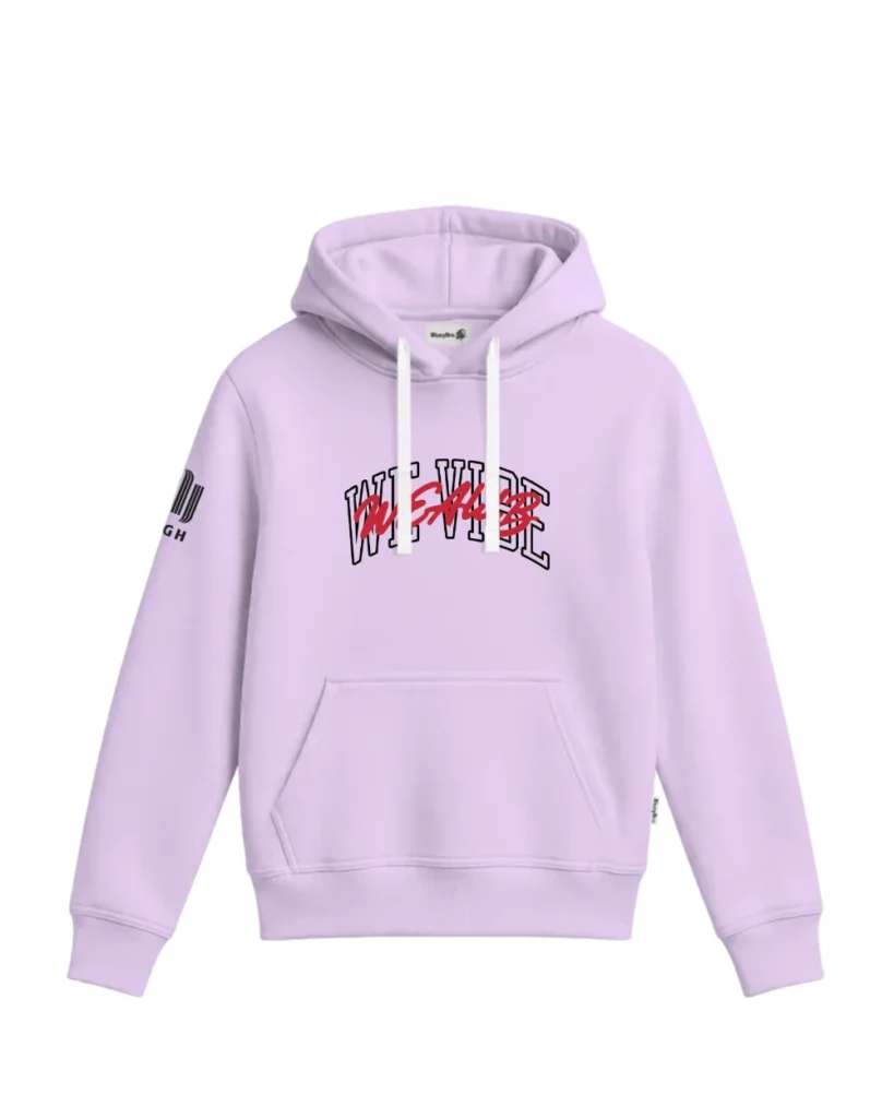 Bluza z kapturem - Haft Przód + Rękawek + Nadruk Tył AGH – tył