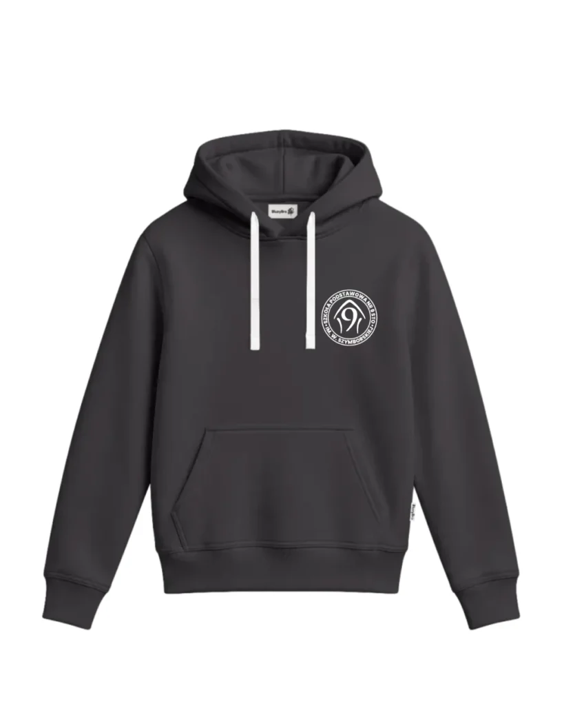 Bluza z kapturem - Mały Haft 9SP – tył