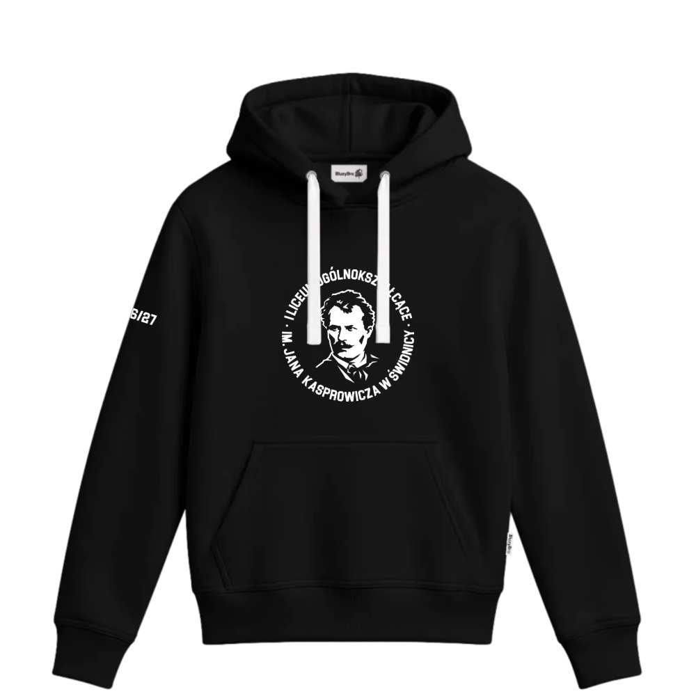 Bluza z kapturem - Duży Haft 1 LO Świdnica