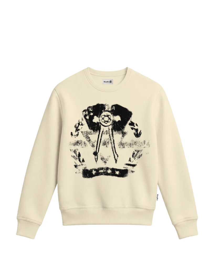 Bluza bez kaptura - Nadruk Vintage 14 LO Warszawa