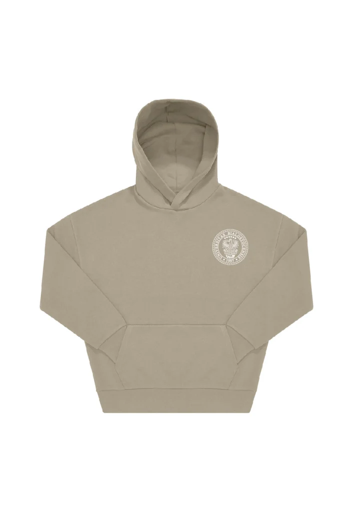 Bluza Boxy Premium z kapturem (Importowana) - Logo UwB – tył
