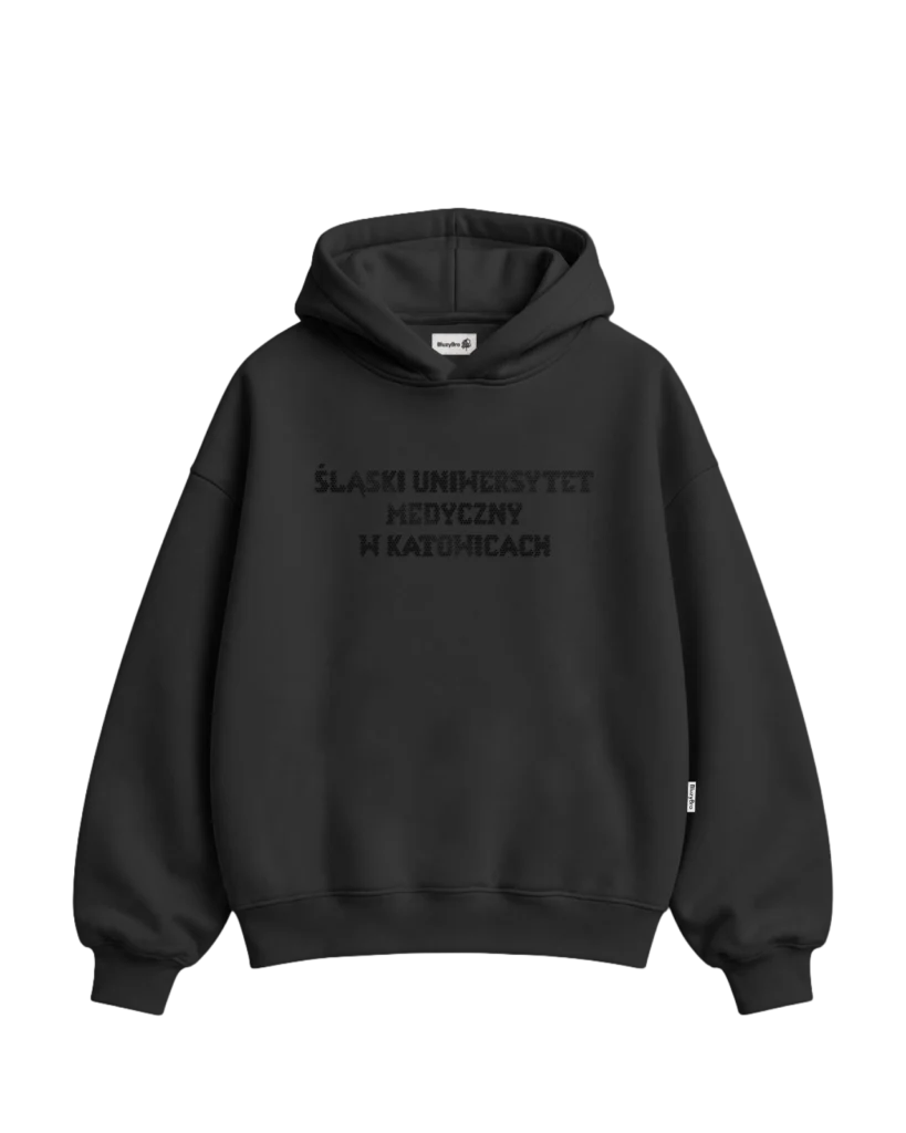 Bluza boxy - Kryształki napis SUM