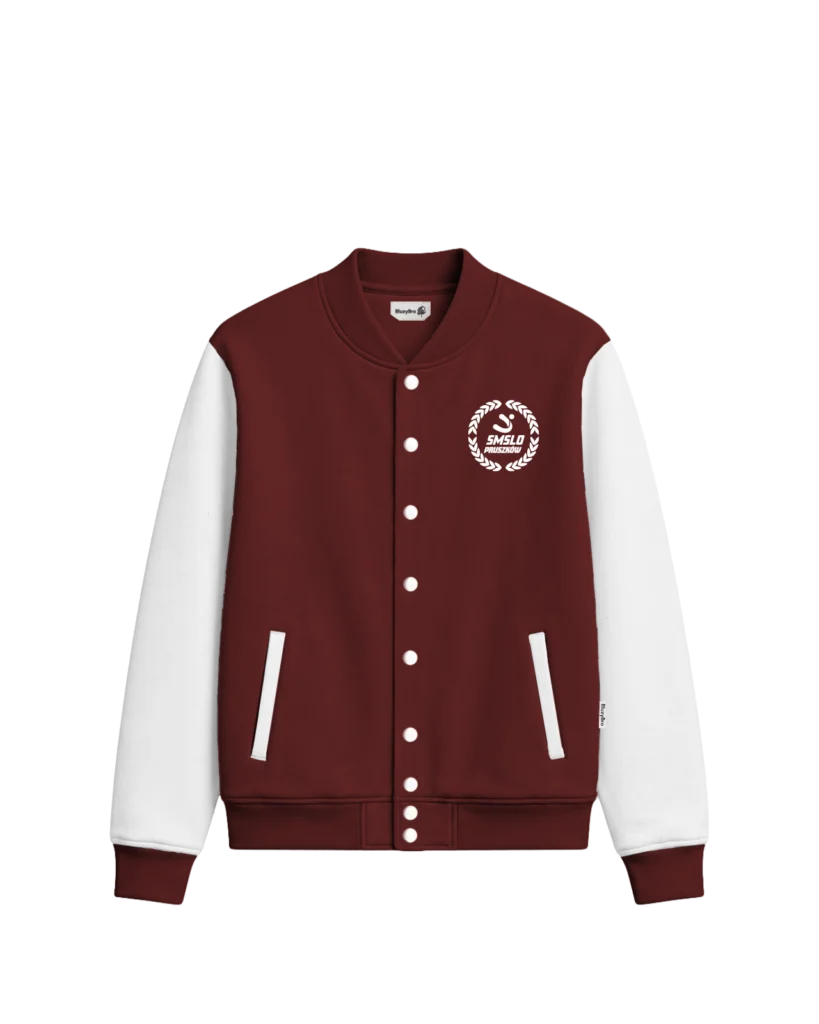 Bluza baseballowa SMS LO Pruszków – tył