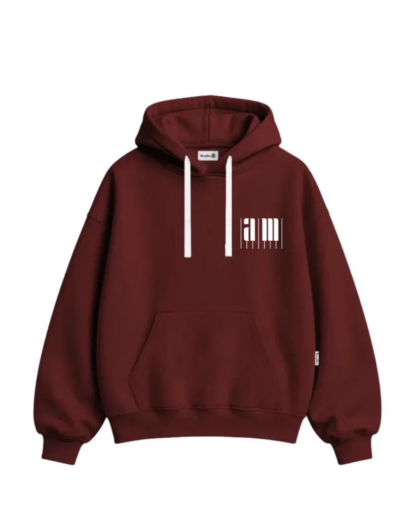 Bluza baggy - Haft AMUZ – tył