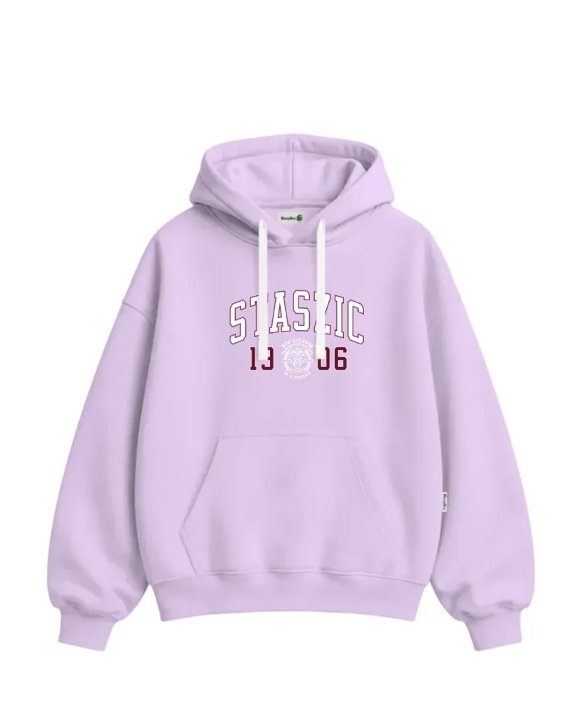 Bluza baggy - Haft Napis Staszic 14 LO Warszawa