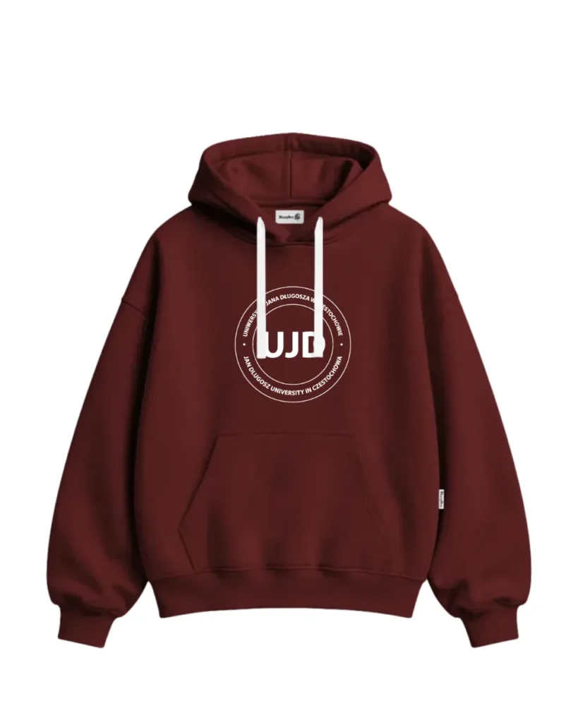 Bluza baggy - Nadruk UJD – tył