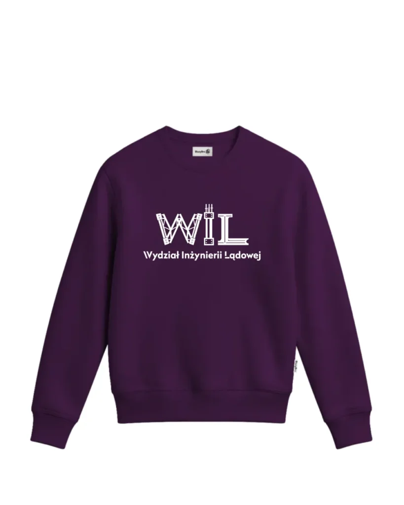 Bluza bez kaptura - Haft PW WIL