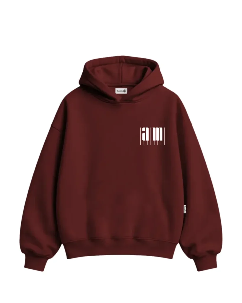 Bluza boxy - Haft AMUZ – tył