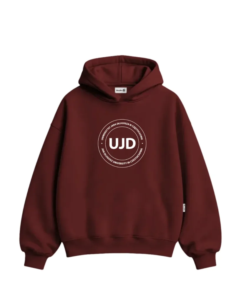 Bluza boxy - Nadruk UJD – tył