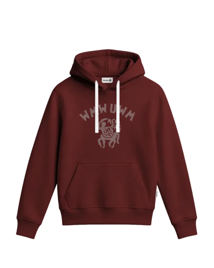 Bluza z kapturem - Kryształki UWM WMW – tył