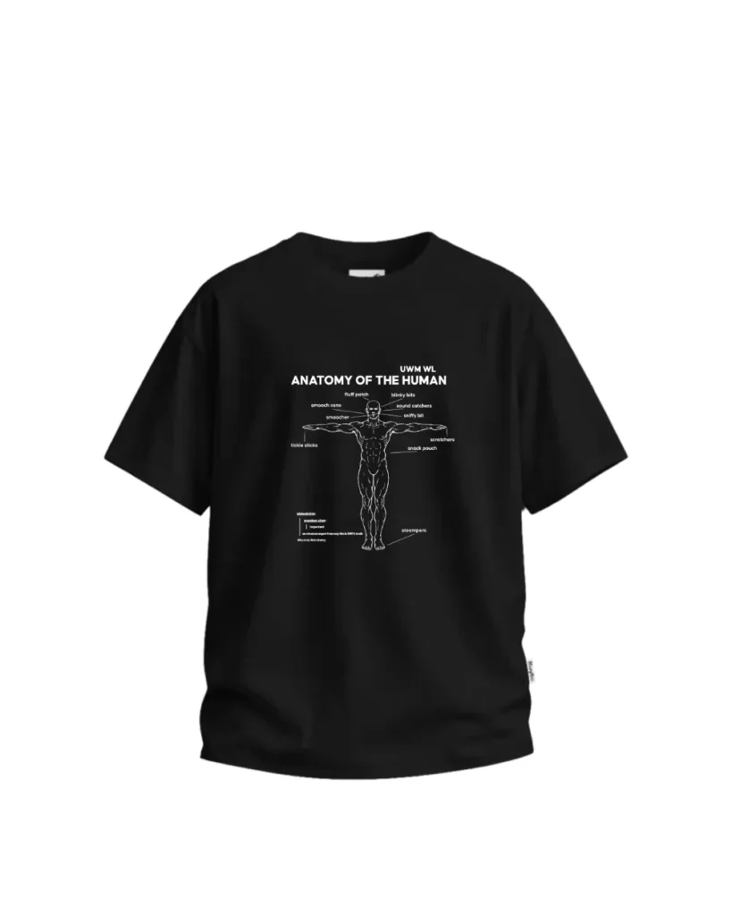 Koszulka oversize - Nadruk UWM WL